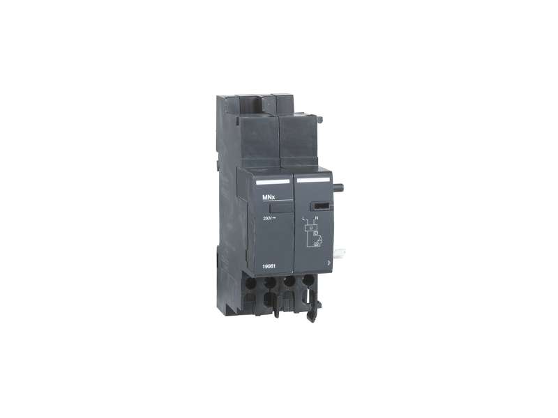 Schneider Electric Undervoltage release, Acti9 NG125, MNx, 220VAC to 240VAC;19061
