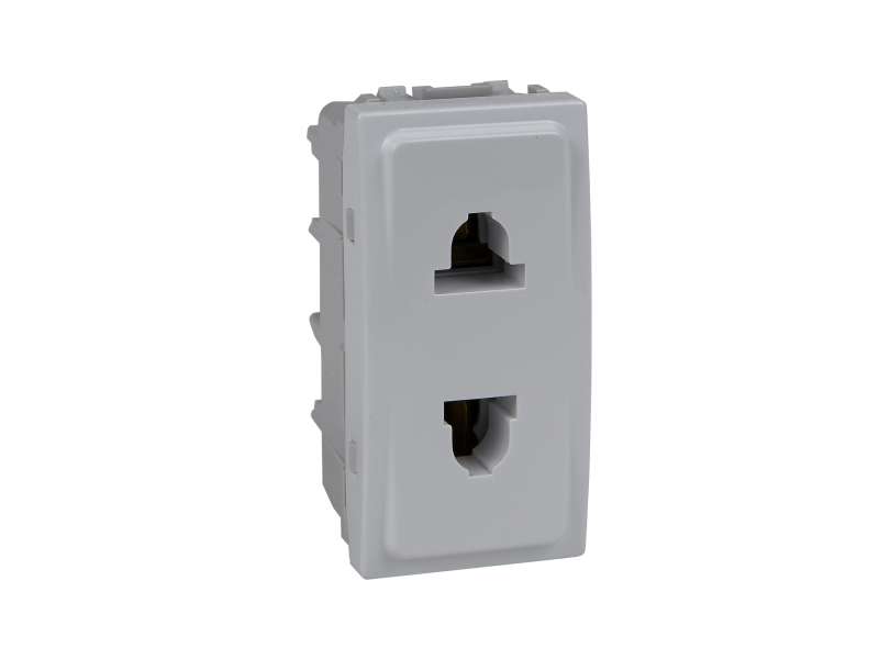 Schneider Electric Unica - 1 utičnica - 2P, EU/US - 1 m - bela;MGU3.020.18