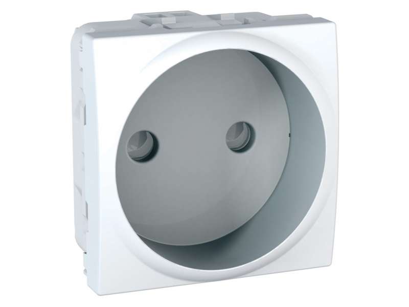 Schneider Electric Unica - 1 utičnica - 2P, zaštita, EU - 2 m - bela;MGU3.033.18