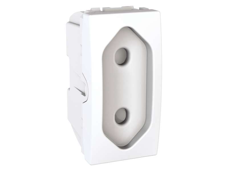 Schneider Electric Unica - 1 utičnica - 2P, zaštita, evropski standard - 1 m - bela;MGU3.031.18
