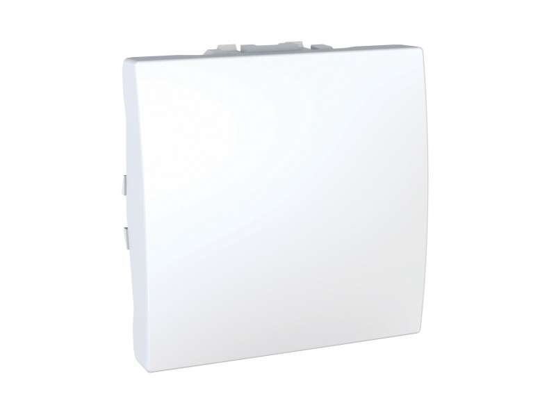 Schneider Electric Unica - jednopolni prekidač - 10 AX 250 VAC - 2 m - beli;MGU3.201T.18