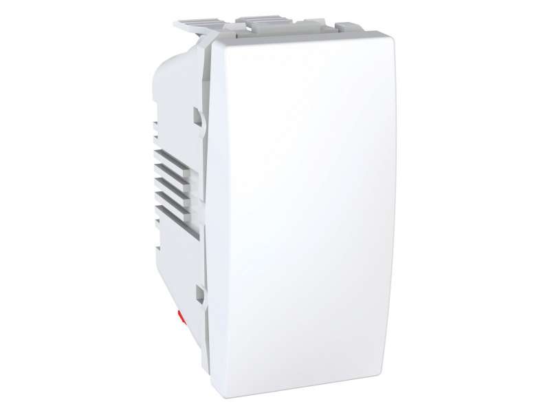 Schneider Electric Unica - naizmenični prekidač - 10 AX 250 VAC - 1 m - beli;MGU3.103.18