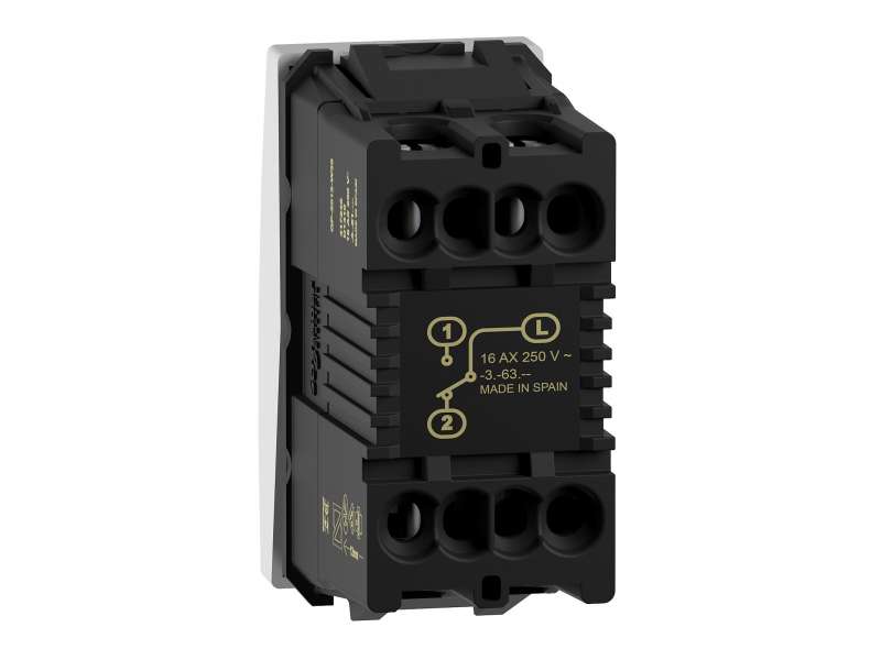Schneider Electric Unica - naizmenični prekidač - 16 AX 250 VAC - 1 m - beli;MGU3.163.18