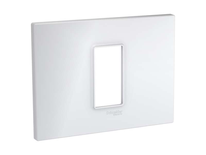Schneider Electric Unica Quadro - dekorativni ram - 1 modul - beli;MGU2.801.18