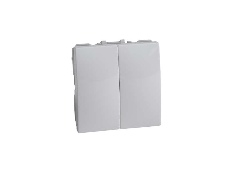Schneider Electric Unica - serijski prekidač - 10 AX 250 VAC - 2 m - beli;MGU3.211.18