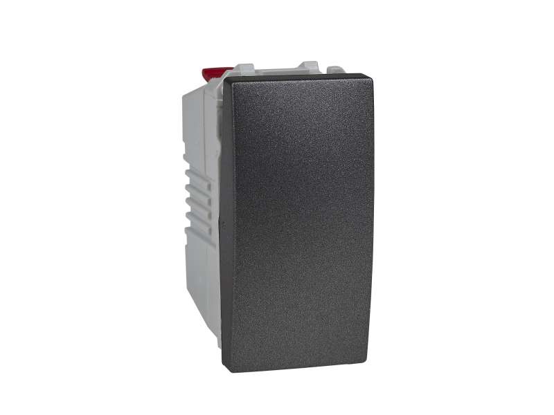 Schneider Electric Unica Top/Class - naizmenični prekidač - 10 AX 250 VAC - 1 m - grafit;MGU3.103.12