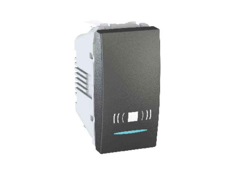 Schneider Electric Unica Top/Class - taster - 10 A 250 VAC - 1 m - grafit;MGU3.106.12CN