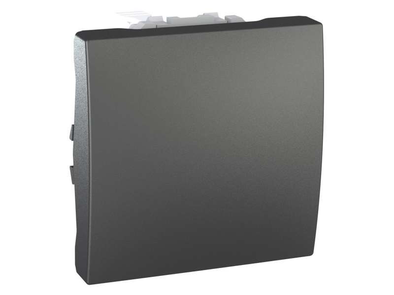 Schneider Electric Unica Top/Class - taster - 10 A 250 VAC - 2 m - grafit;MGU3.236.12