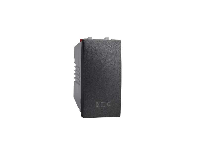 Schneider Electric Unica Top/Class - taster sa simbolom zvona - 10 A 250 VAC - 1 m - grafit;MGU3.106.12C