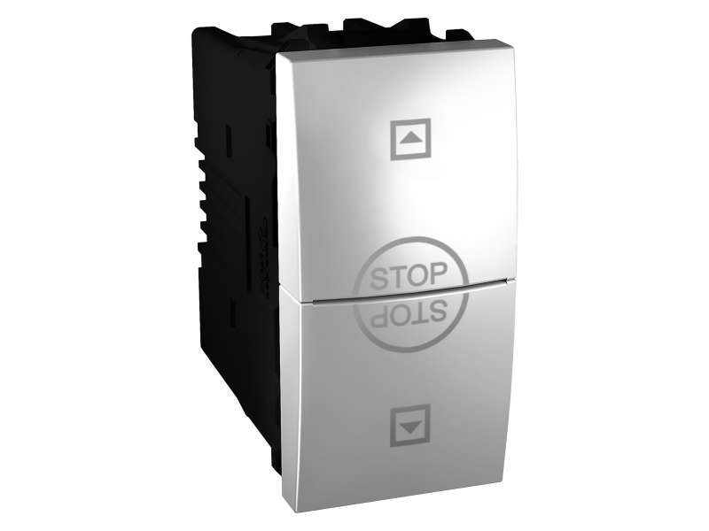 Schneider Electric Unica Top/Class - taster za roletne - 10 A, 250 VAC - 1 m - aluminijum;MGU3.108T.30