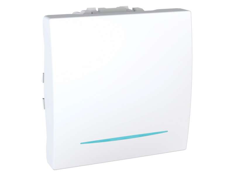 Schneider Electric Unica - unakrsni prekidač - 10 AX 250 VAC - 2 m - beli;MGU3.205.18N