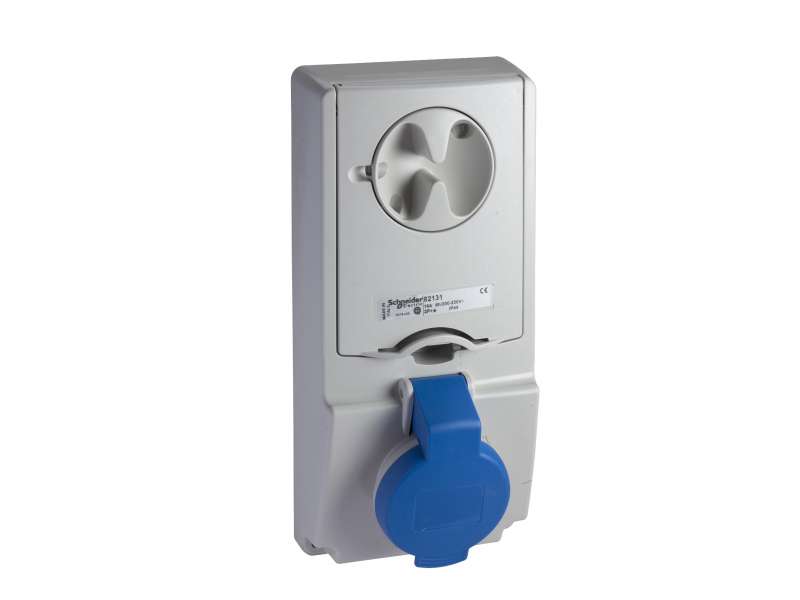 Schneider Electric Unika utičnica sa blokadom - 16 A - 2P + E - 200...250 V AC - IP44 - panel ; 82131