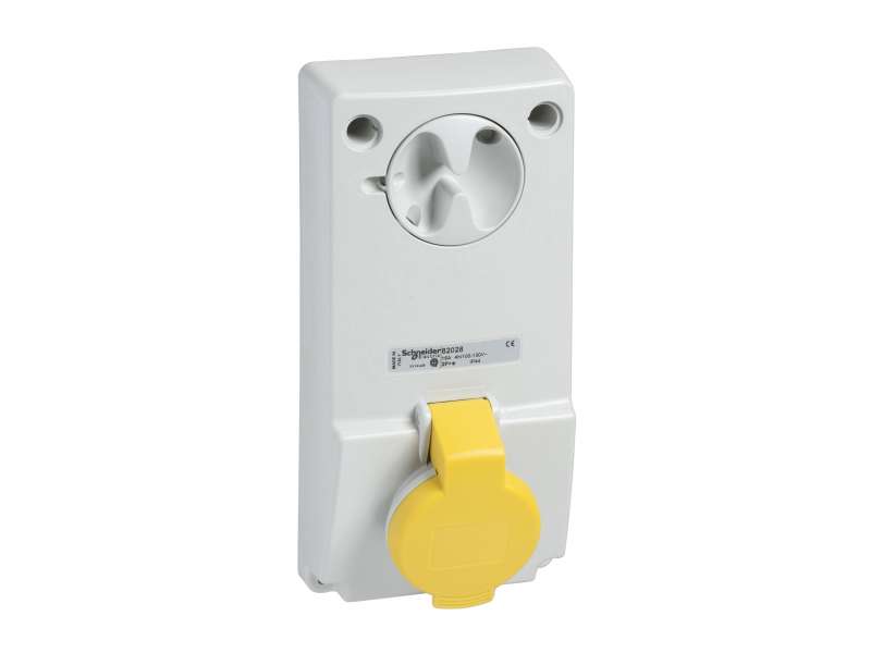 Schneider Electric Unika utičnica sa blokadom - 16 A - 3P + E - 100...130 V AC - IP44 - panel ; 82029