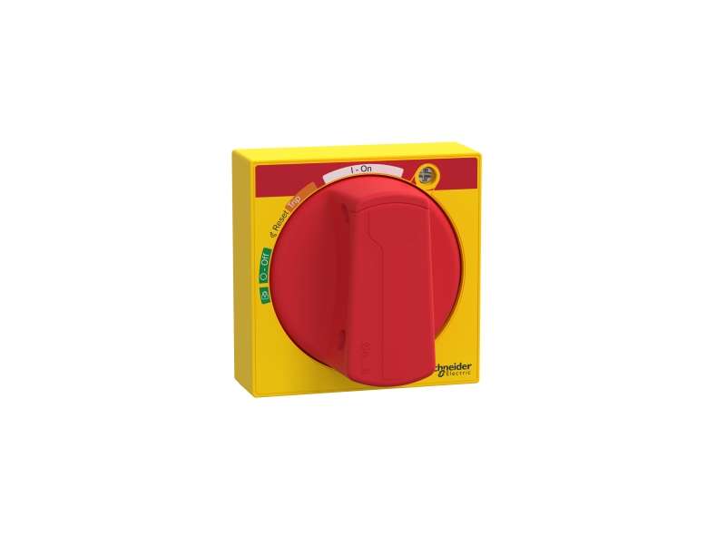 Schneider Electric Univerzalna drška za zakretnu ručicu, ComPacT NSXm, crvena ručica na žutoj pozadini, IP54;LV426998T
