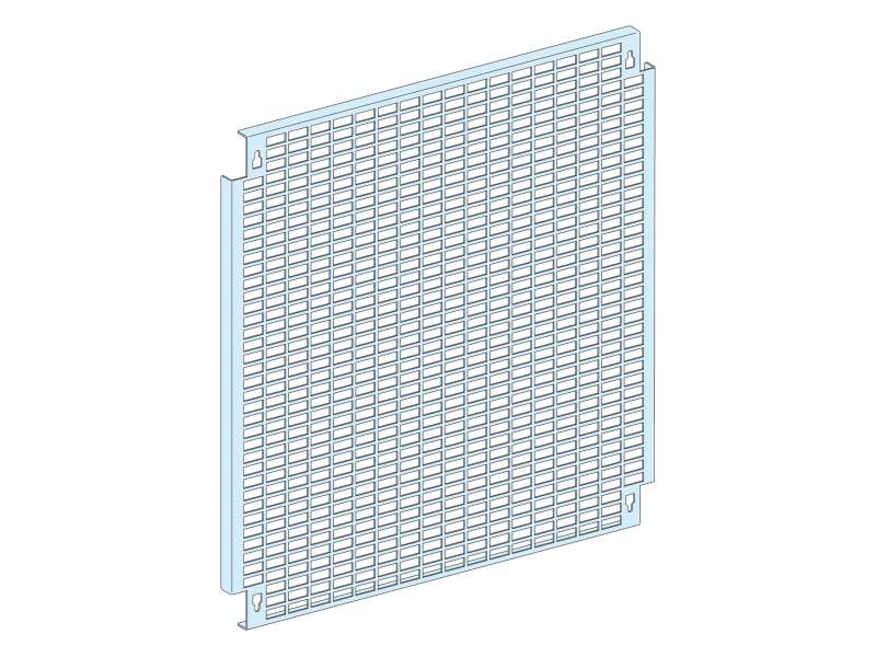 Schneider Electric Univerzalna perforirana montažna ploča, 12 modula; LVS03574