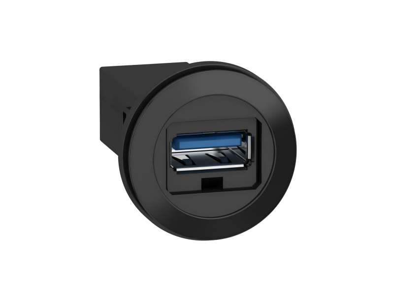 Schneider Electric USB 3.0 port za ugradnju na panel - Ø22 mm - za USB tip A;XB5PUSB3