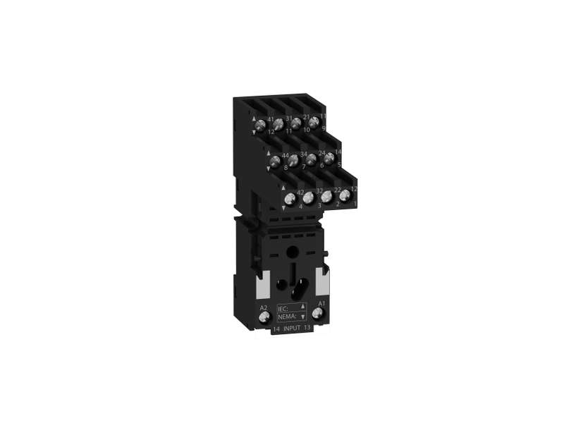 Schneider Electric Utičnice RXZ - odvojeni kontakti - 10 A - < 250 V - konektor - za relej RXM4..;RXZE2S114M