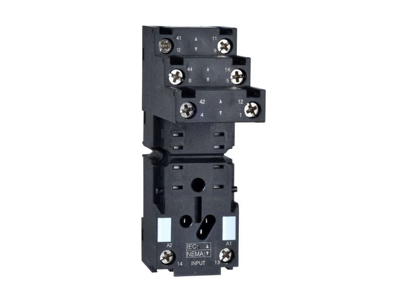 Schneider Electric Utičnice RXZ - odvojeni kontakti - 12 A - < 250 V - konektor - za relej RXM2.. ; RXZE2S108M