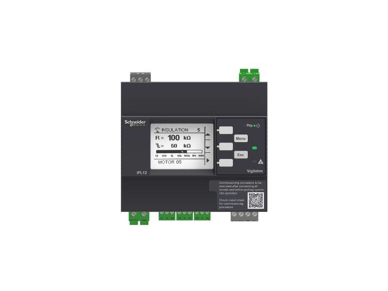Schneider Electric VIGILOHM ADVANCED 12 CHANNEL FAULT LOCATOR WITH MODBUS - 100-440VAC/DC;IMDIFL12MC
