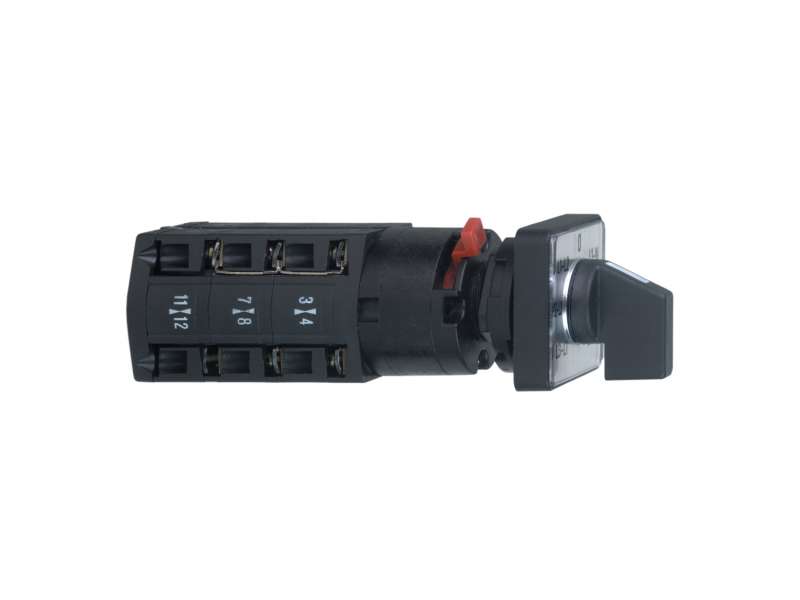Schneider Electric Voltmetarski grebenasti prekidač - 3L i 3L-N - 45° - 10 A - za Ø 16 ili 22 mm;K10F027MCH