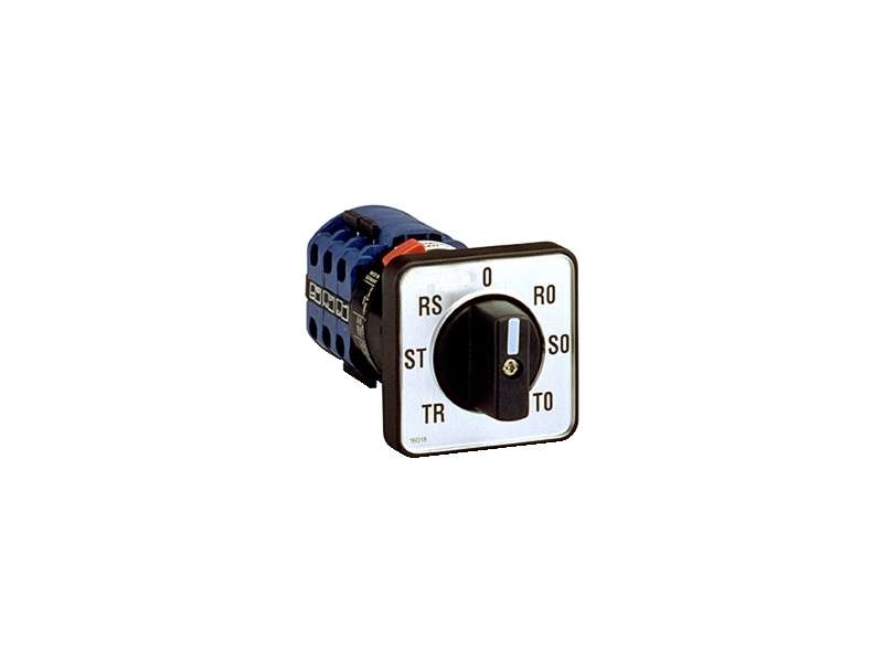 Schneider Electric Voltmetarski grebenasti prekidač CMV - 3L i 3L-N - 45° - za Ø 22.3 mm;16018