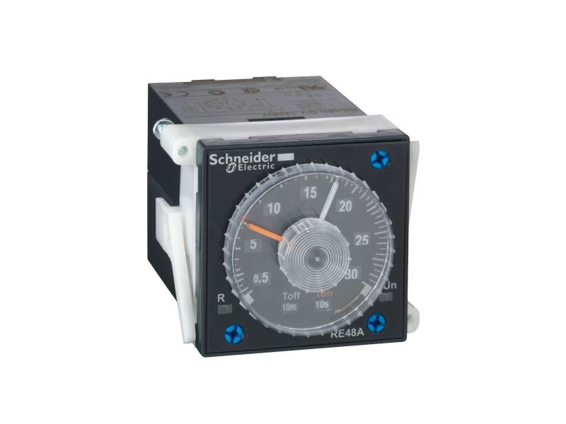 Schneider Electric Vremenski relej 2 funkcije - 0.02 s..300 h - 24..240 V AC - 2 OC ;  RE48AMH13MW