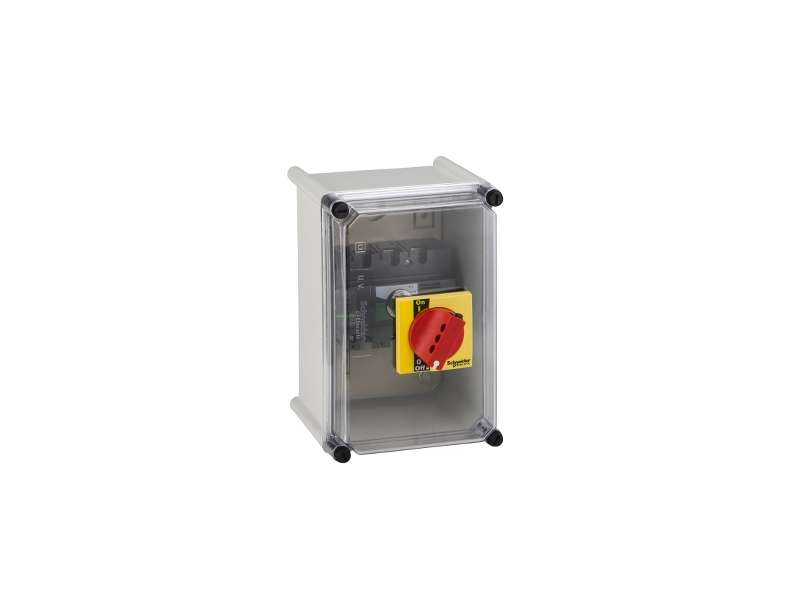 Schneider Electric Weatherproof enclosure - red handle - plastic;28968