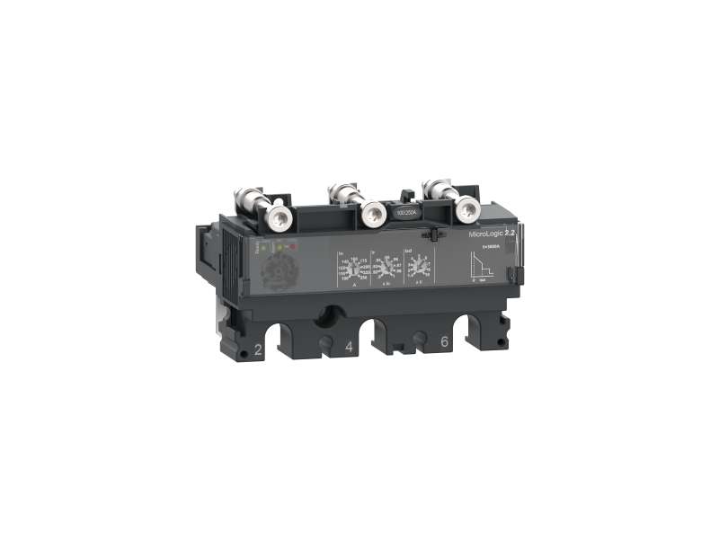 Schneider Electric Zaštitna jedinica MicroLogic 2.2 za ComPacT NSX 100/160/250 prekidače, elektronska, struja 100A, 3P 3d;C1032D100