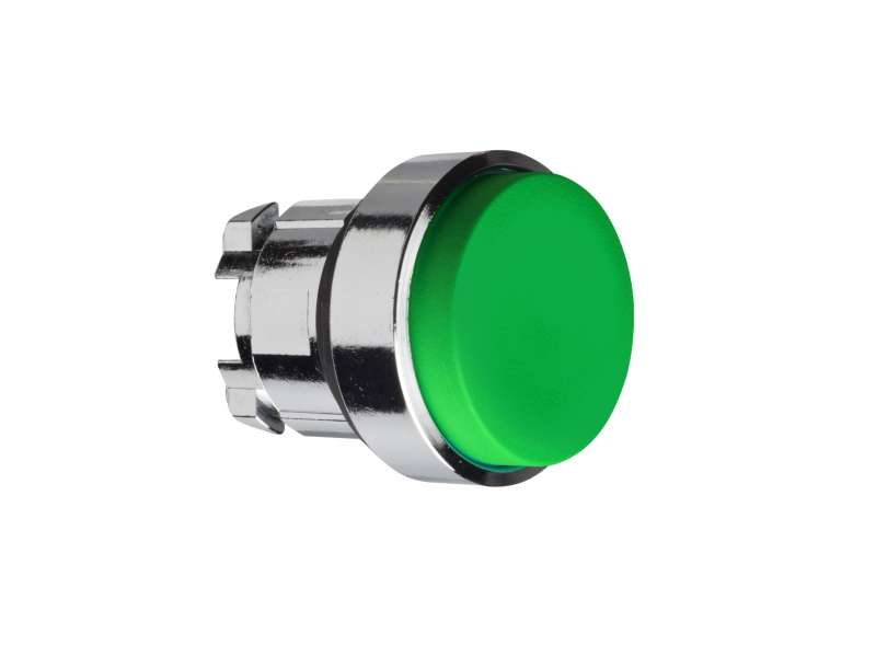 Schneider Electric Zelena izbočena glava tastera Ø22 sa povratkom, neobeleženo;ZB4BL3