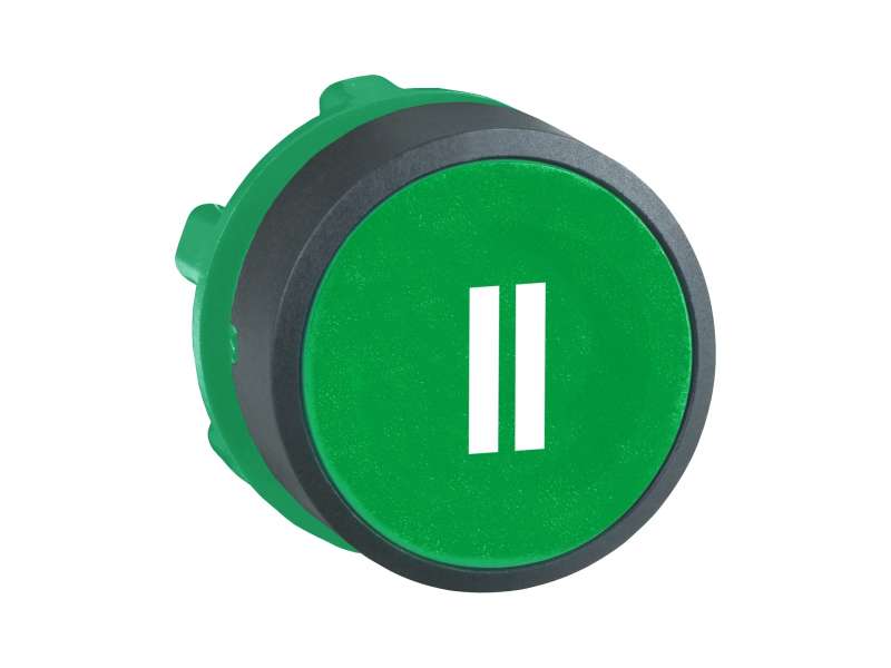 Schneider Electric Zelena udubljena glava tastera Ø22 sa povratkom ''II'';ZB5AA336
