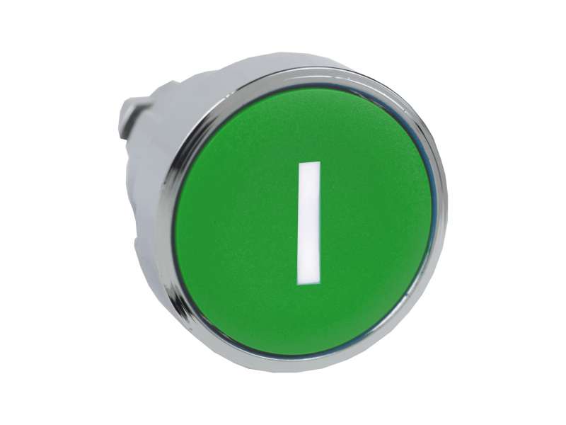 Schneider Electric Zelena udubljena glava tastera Ø22 sa povratkom - ''I'';ZB4BA331
