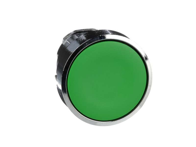 Schneider Electric Zelena udubljena glava tastera Ø22 sa povratkom, neobeleženo;ZB4BA3