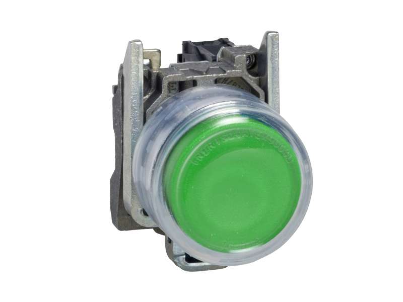 Schneider Electric Zeleni izbočeni kompletni taster Ø22 sa povratkom 1NO - neobeleženo;XB4BP31