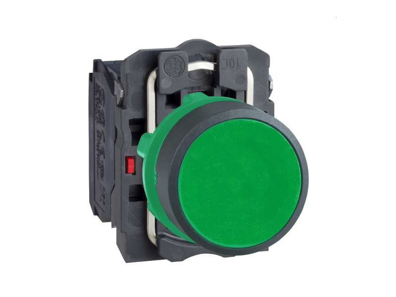 Schneider Electric Zeleni kompletni udubljeni taster Ø22 sa povratkom 1NO+1NC neobeleženo;XB5AA35