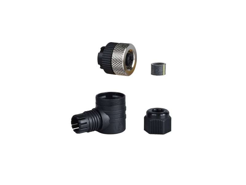 Schneider Electric ženski, 1/2 20UNF, 3-pinski, zglobni konektor - kablovska uvodnica Pg 7;XZCC20FCM30B