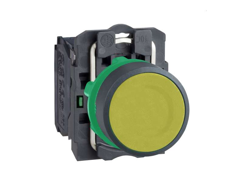 Schneider Electric Žuti kompletni udubljeni taster Ø22 sa povratkom 1NO neobeleženo;XB5AA51