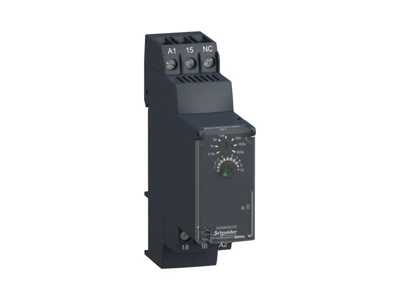 Schneider Electric Zvezda-trougao vremenski relej - 0.05s…300s - 24V DC / 24…240V AC - 1C/O;RE22R1QCMU