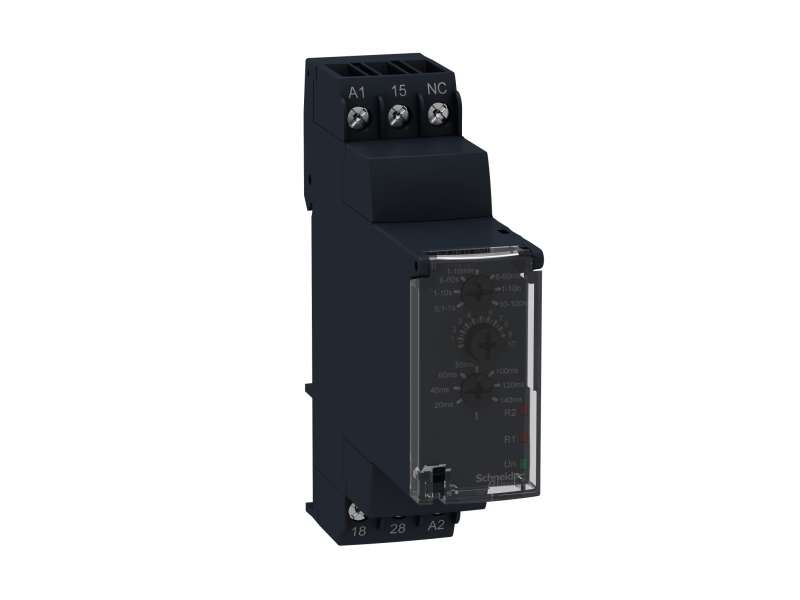 Schneider Electric Zvezda-trougao vremenski relej - 24VDC/24..240 V AC - 1 C/O;RE22R1QMU
