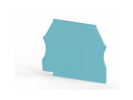 Klemsan 1,2 mm End plate, Insulation material PA, Blue , NPP / AVK 2,5 - 10; 444121