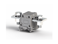 Klemsan 240mm2,Hexagon bolt connected,ring type single deck feed through terminal block,Insulation material PA,Grey, AVK 240B ; 304320
