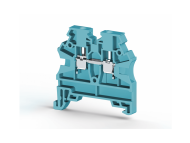 Klemsan 2,5mm2,screw type,single deck feed through terminal block,Insulation material PA,Blue , AVK 2,5 RD; 304201