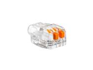 Obo Betterman Univerzalna utična klema dvopolna 2,5 mm² providna, 100 kom | 2054450