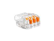 Obo Betterman Univerzalna utična klema tropolna 2,5 mm² providna, 75 kom | 2054454