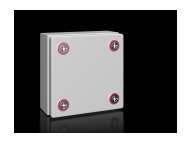 Rittal KX kaseta 150x150x80mm (ŠxVxD), Čelik, IP66, RAL7035 | 1514000