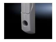 Rittal VX ''Comfort''  ručica sa umetkom bravice,  Black RAL 9005 8611350