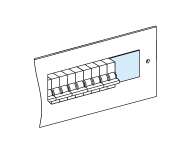 Schneider Electric 4 deljive slepe maske Š90 - Prisma; LVS03221