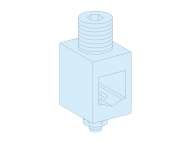 Schneider Electric 4 kablovska priključka 1P 160A 70mm² za zadnje sabirnice Linergy BS; LVS07051