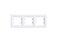 Schneider Electric Asfora - horizontalni ram za 3 elementa - beli;EPH5800321