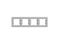 Schneider Electric Asfora - horizontalni ram za 4 elementa, aluminijum;EPH5800461
