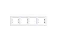 Schneider Electric Asfora - horizontalni ram za 4 elementa - beli;EPH5800421